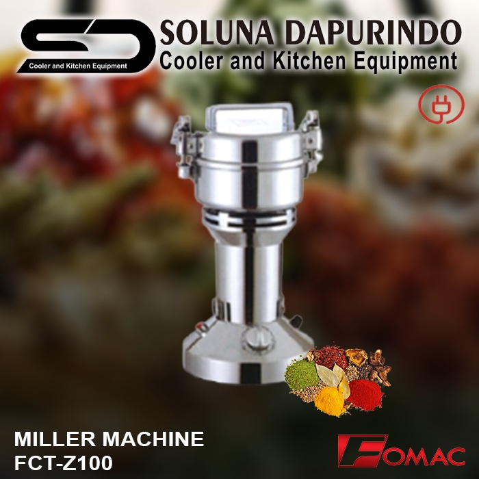 FOMAC Miller FCT-Z100 / FCTZ100 / Mesin Penghalus Bumbu Kering