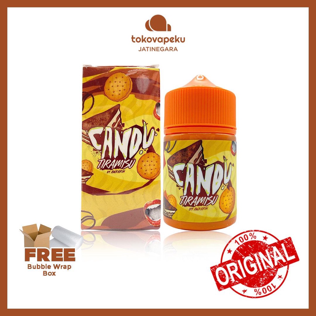 CANDU V3 CANDU TIRAMISU CANDU 60ML ORI by AWKARIN