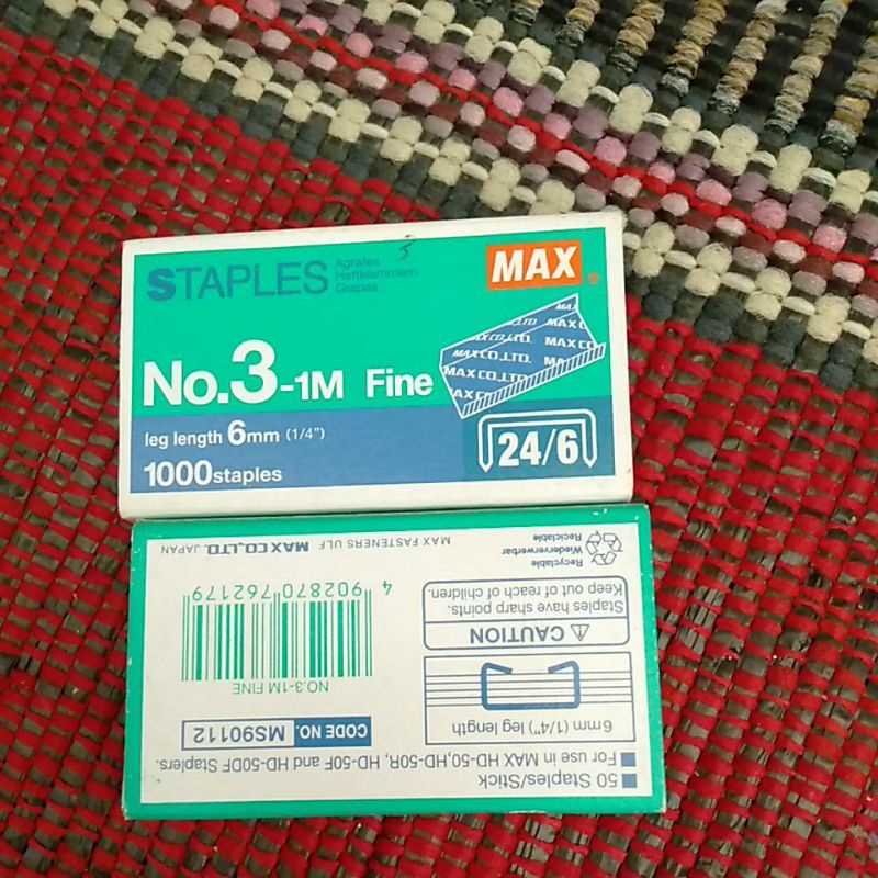 

Refill isi staples Max No 3