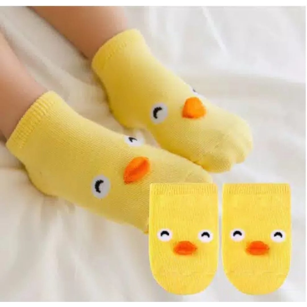 kaos kaki bayi karakter - Kids Socks Cute Animal KK-22