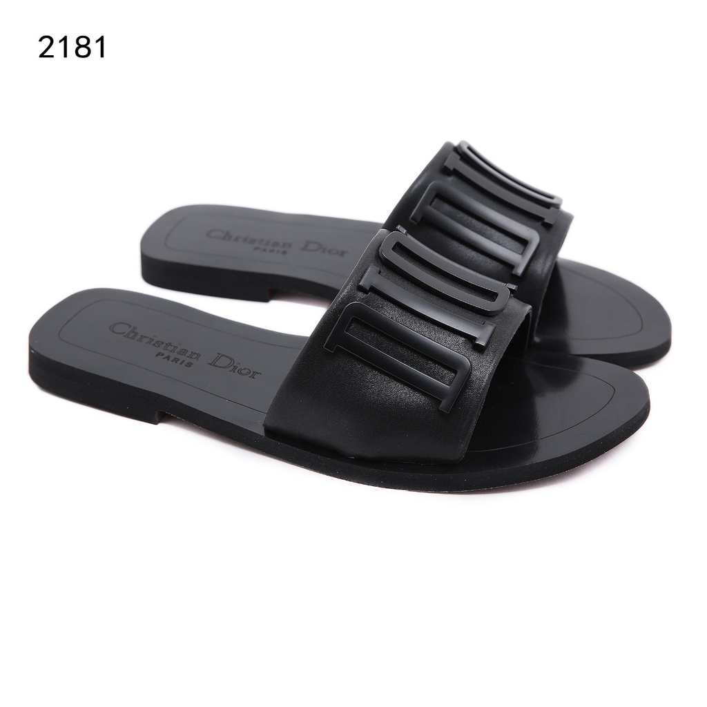 CD Diorevolution Slide Sandals Leather #2181