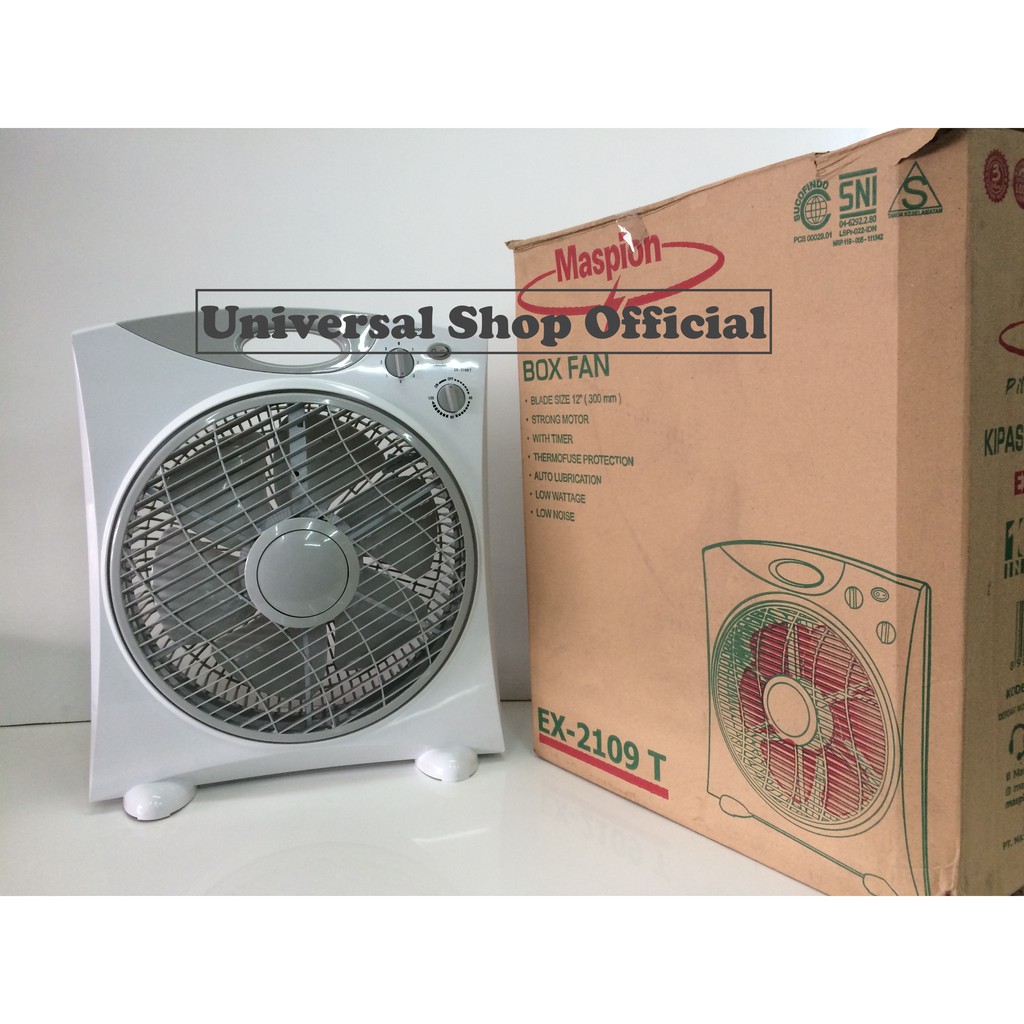 Maspion Kipas Angin Box Fan Ex 2109 T Ex2109t Shopee Indonesia