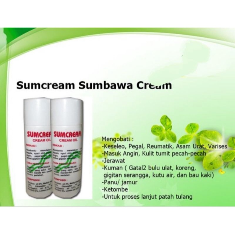 sumcream cream Sumbawa asli