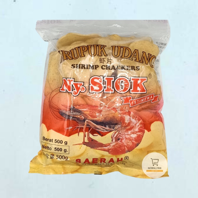 Kerupuk Udang Ny. Siok Oval / Stik