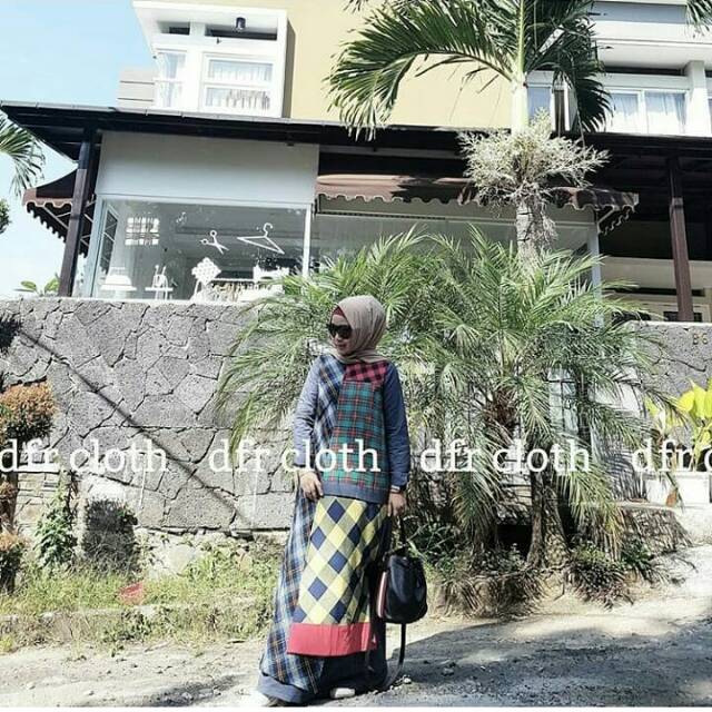 PRELOVED Abaya Patchwork dfr.cloth