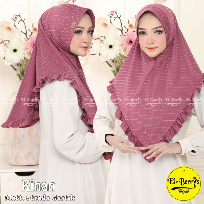HIJAB EL BERRYS KINAN // HIJAB INSTAN // HIJAB JERSEY // HIJAB REMPEL // HIJAB GROSIR TERMURAH KEKIN