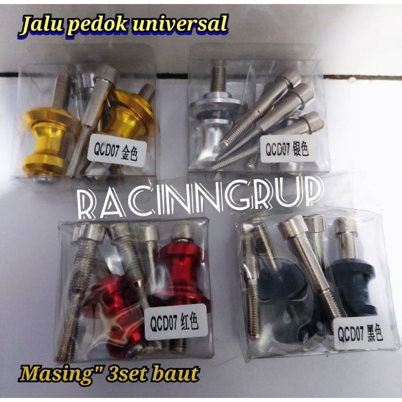 Jalu Pedock Pedok CNC Bikers NINJA 250FI-KARBU-NINJA RR-GSX R15-R25 Peddock