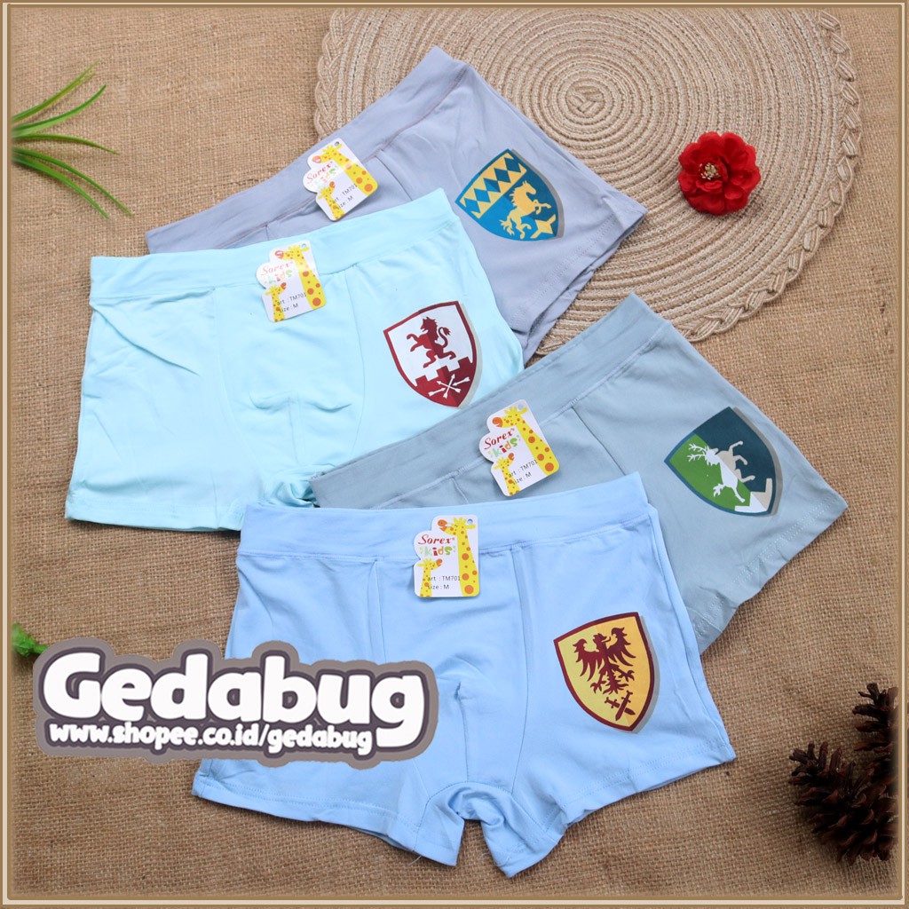 CD Celana dalam anak laki laki Boy Boxer karakter - Boxer anak sorex TM701 - TM 701 | Gedabug