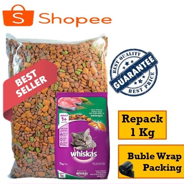Toko Semar - Makanan Kucing WHISKAS Tuna 1Kg , Whiskas Tuna 1 Kg