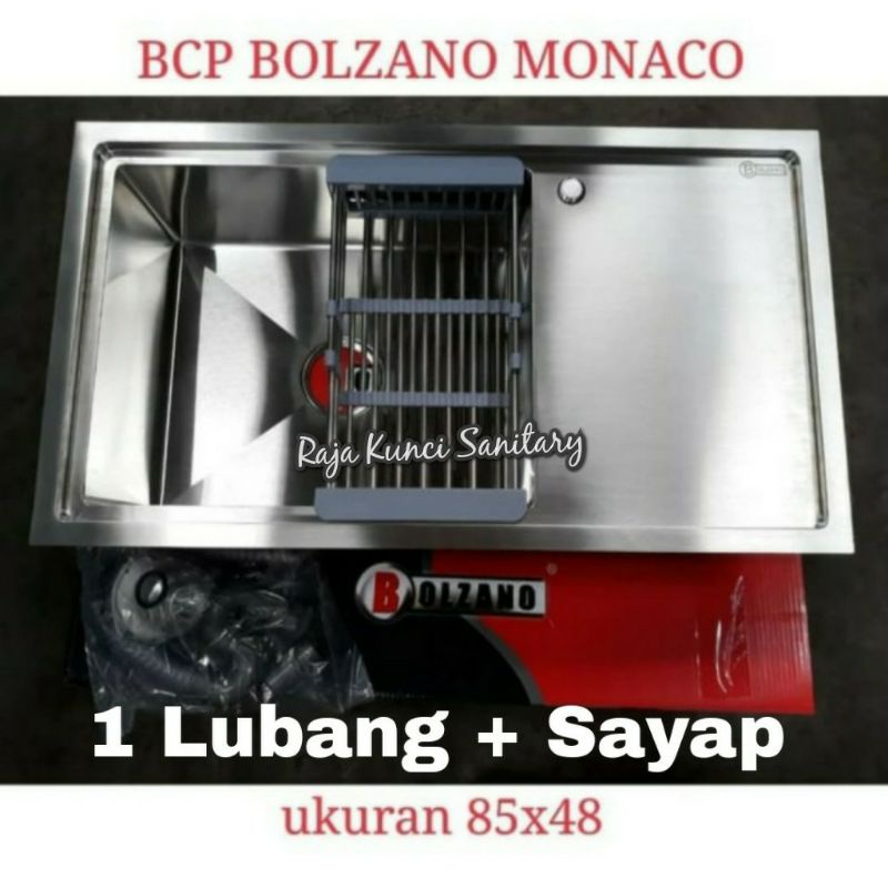 Kitchen Sink Bolzano 8548 Monaco/Bak Cuci Piring Dengan Sayap