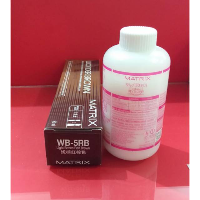 MATRIX WONDER BROWN WB-5RB 90ML + PEROXIDE 9% 135ML