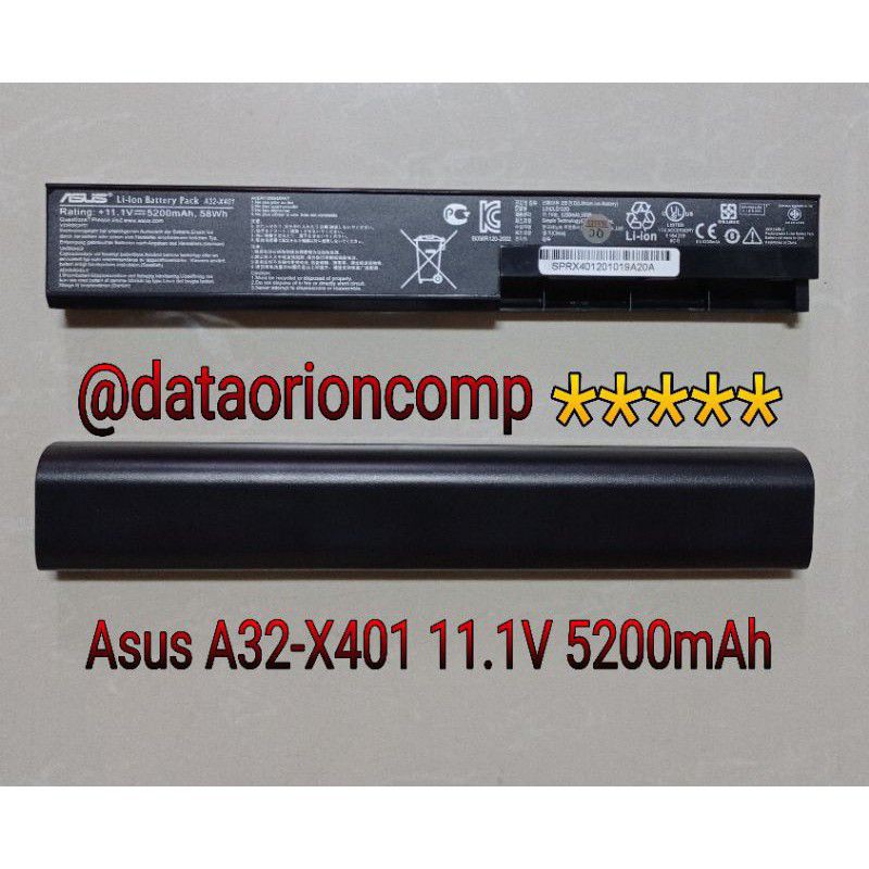 Baterai Battery  Asus X301 X301A X301U X401 X401A X401U A32-X401 x501