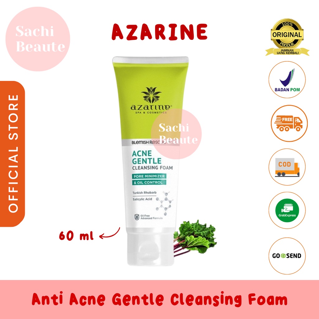 Azarine Acne Gentle Cleansing Foam 60ml