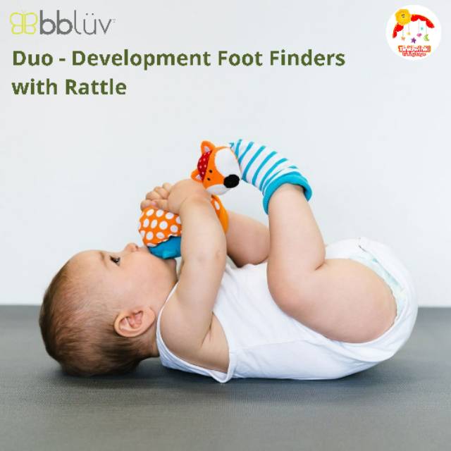 BBLuv - Duo Development Foot Finders with Rattle