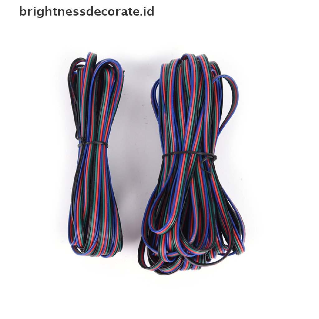 Kabel Extension Rgb 4 pin 5m / 10m Untuk 3528 / 5050 Led Strip