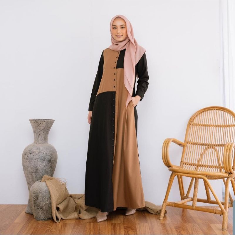 Aksara Dress Butter By Heaven Light