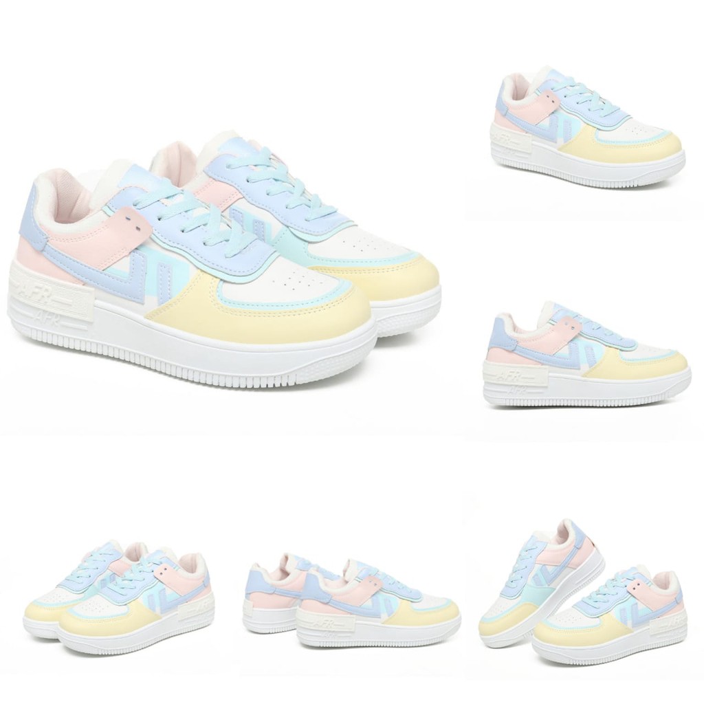 PVN Kara Sepatu Sneakers Wanita Sport Shoes White 354-6