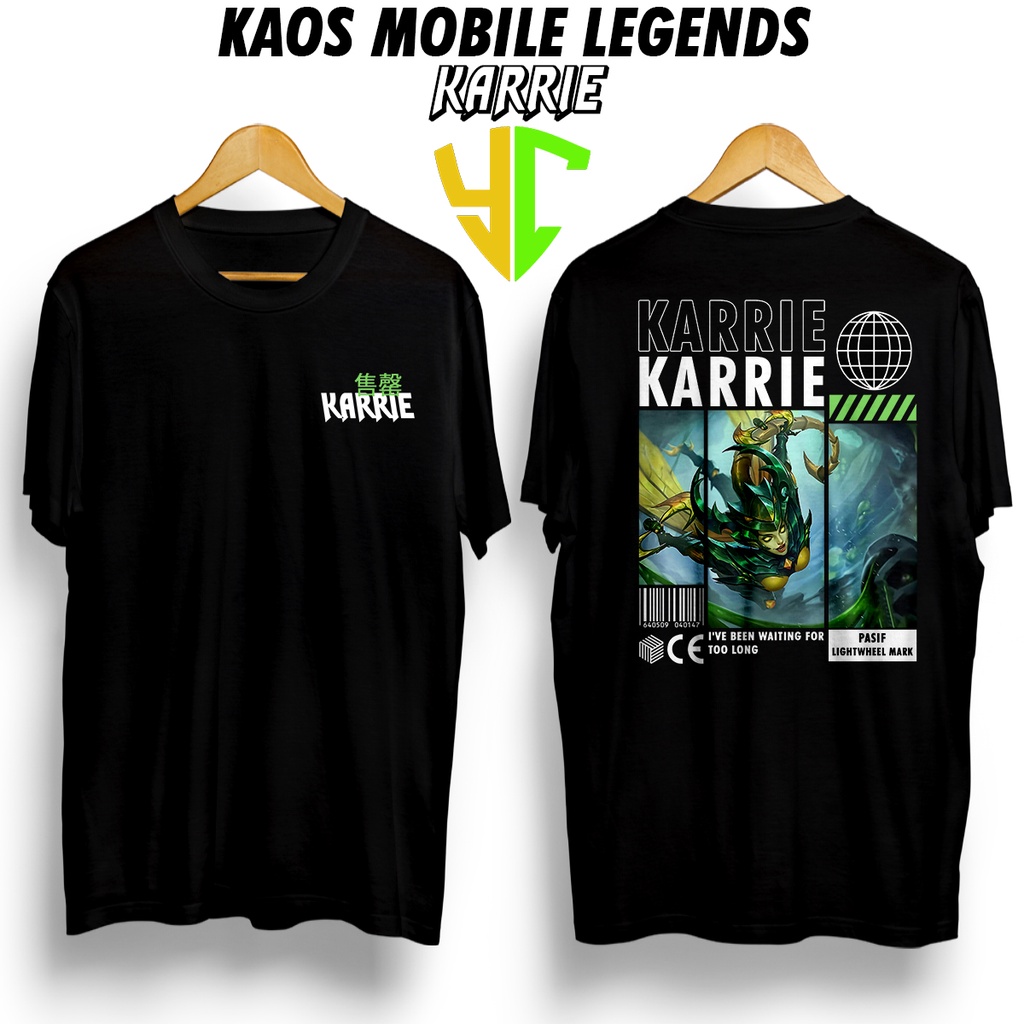 YC Kaos StreetWear Hero ML (KARRIE ELITE) Bisa Request Hero, Kaos Pendek Pria Kaos Premium Kaso Stre