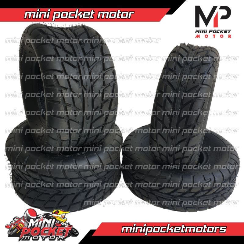 Ban ATV Ring 8 OnRoad - Aspal Set Depan-Belakang 18x9.50-8 dan 19x7.00-8 Set