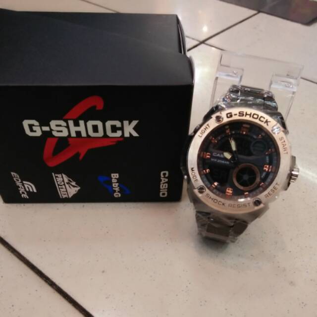REDY JAM TANGAN PRIA G SHOCK RANTAI KW SUPER DOIBLE TIME