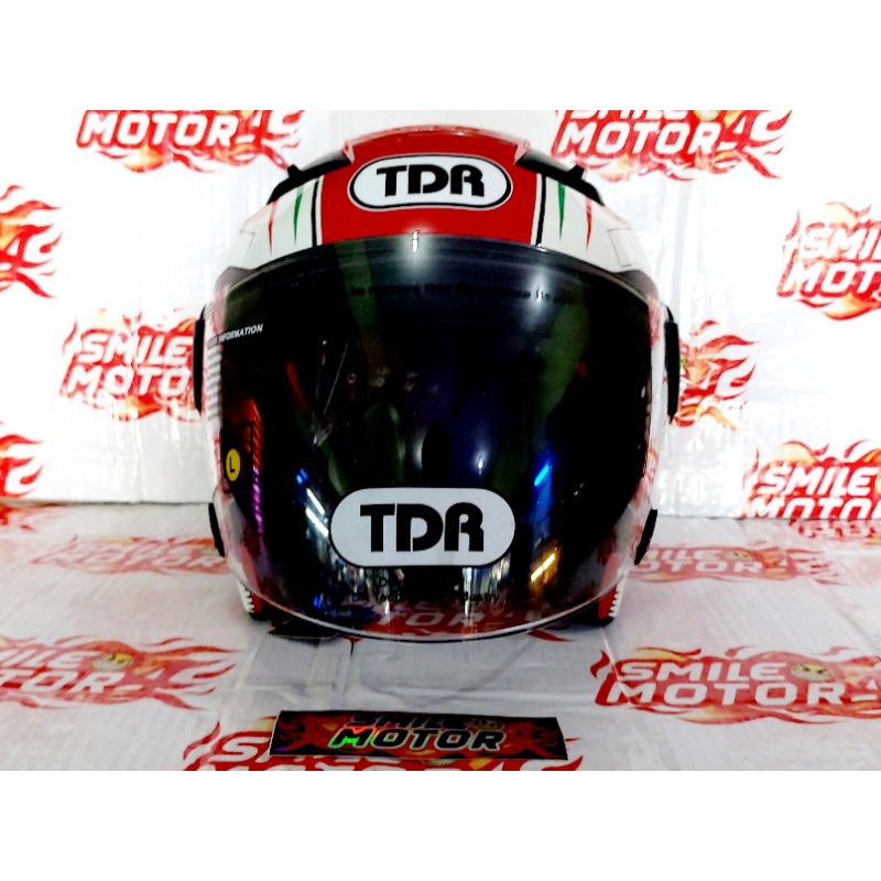 HELM HALF FACE TDR DOUBLE VISOR
