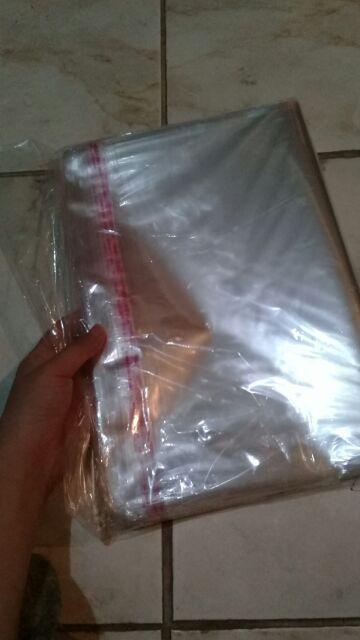 Plastik Opp Seal Baju Ukuran 20x30,23x30,25x35,28x35perpack Isi 100lmbar 3pack=1kg
