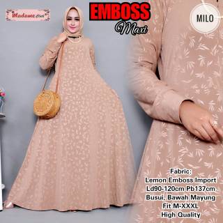  EMBOSS  MAXI GAMIS EMBOS  GAMIS JUMBO GAMIS LEBARAN 