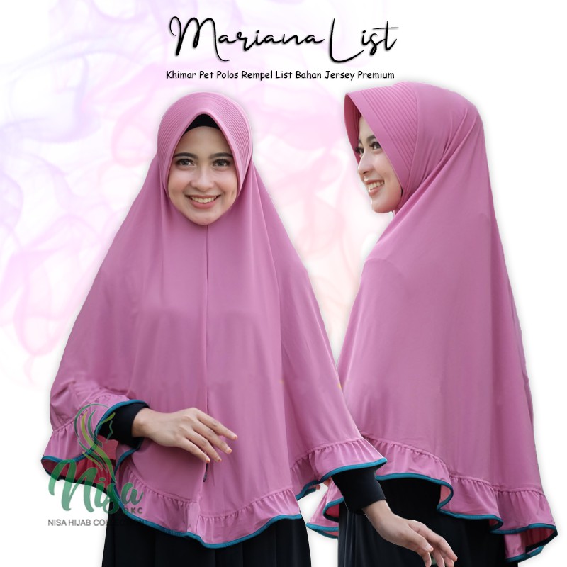 Jilbab Jumbo Aice Khimar Jersey Mariana List