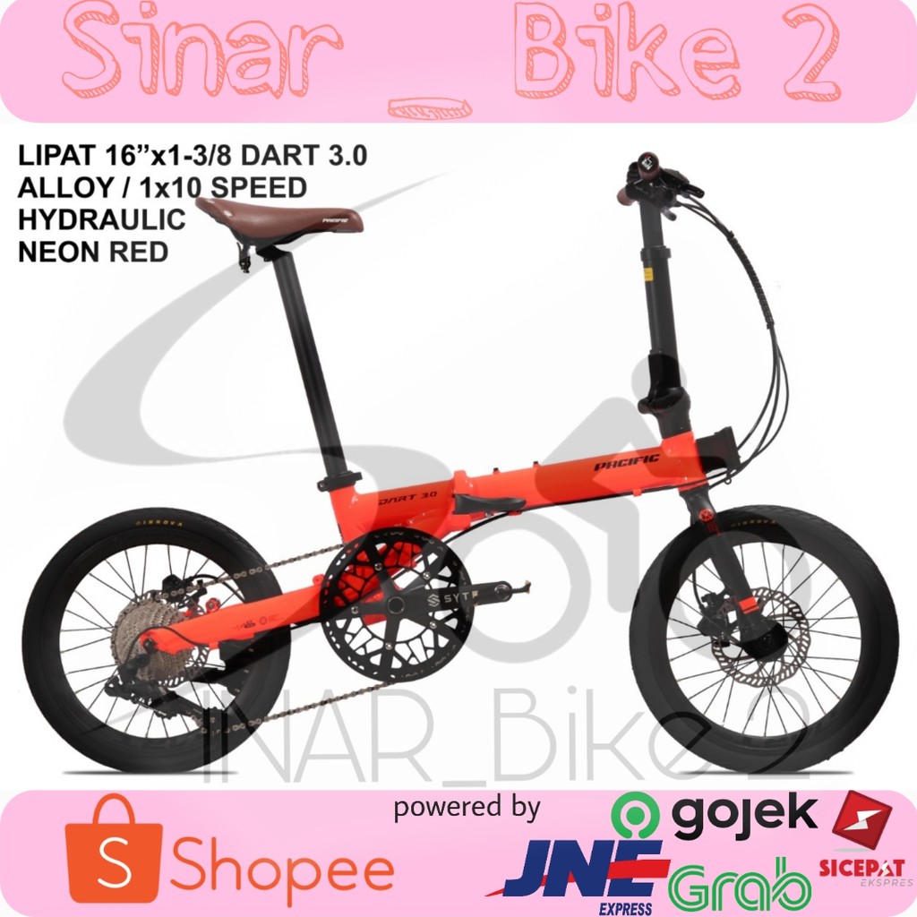 Sepeda Lipat 16Inch Pacific Dart 3.0