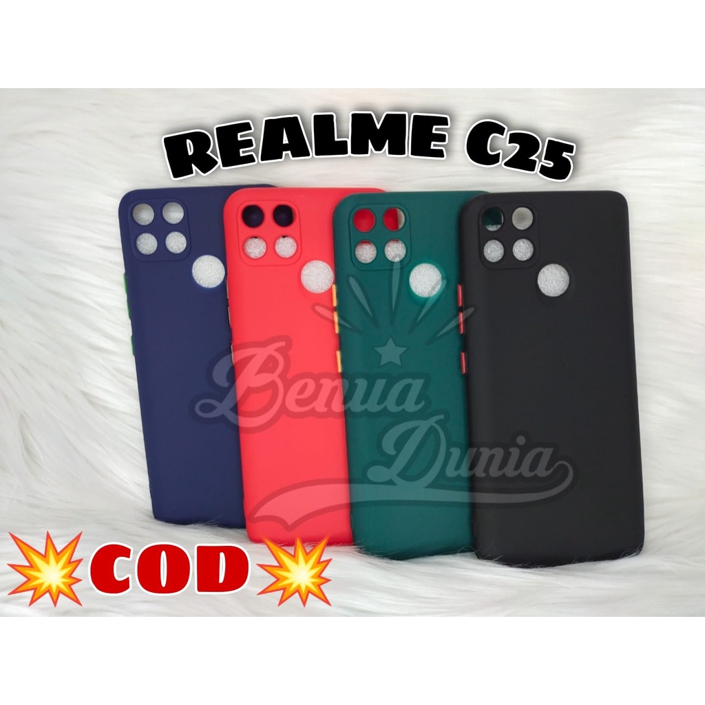 CASE MACARON REALME C21Y -REALME C25 // SOFTCASE MACARON PROTECTION KAMERA REALME C21Y -REALME C25 - BD