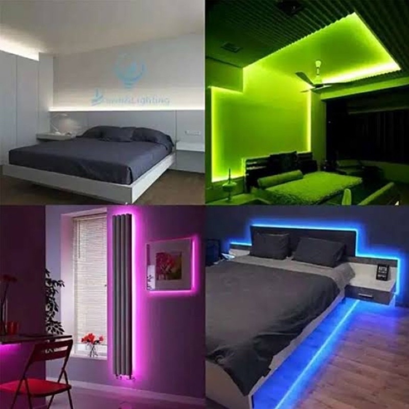 [5M]Lampu LED STRIP NEON RGB Warna Warni