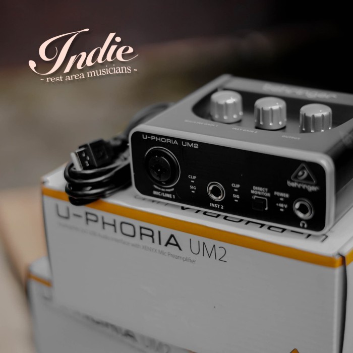 {suhadistore} Soundcard USB Behringer UM2 Diskon