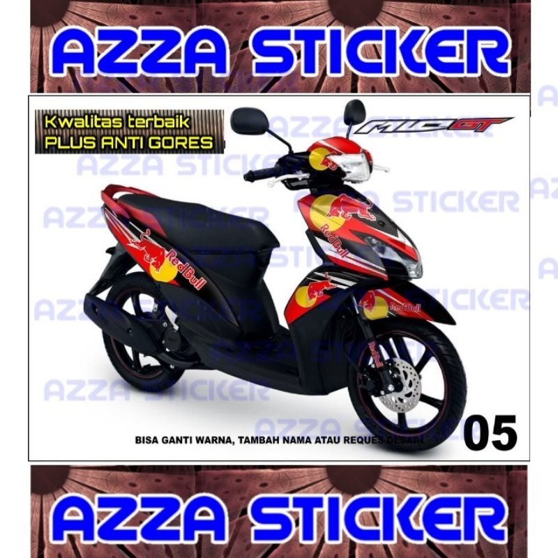 Sticker Decal Motor Mio GT Full Body Stiker Mio GT  Dekal Mio GT Full Body Model 05