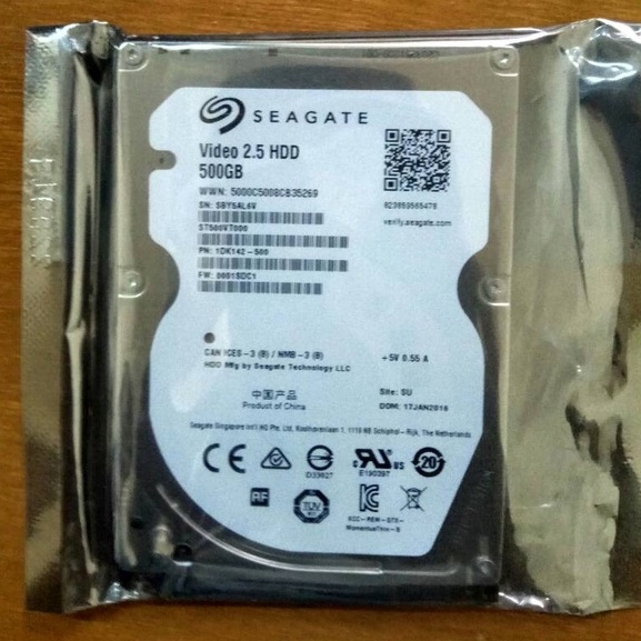 Hardisk Laptop Seagate 2.5&quot;  500GB Original