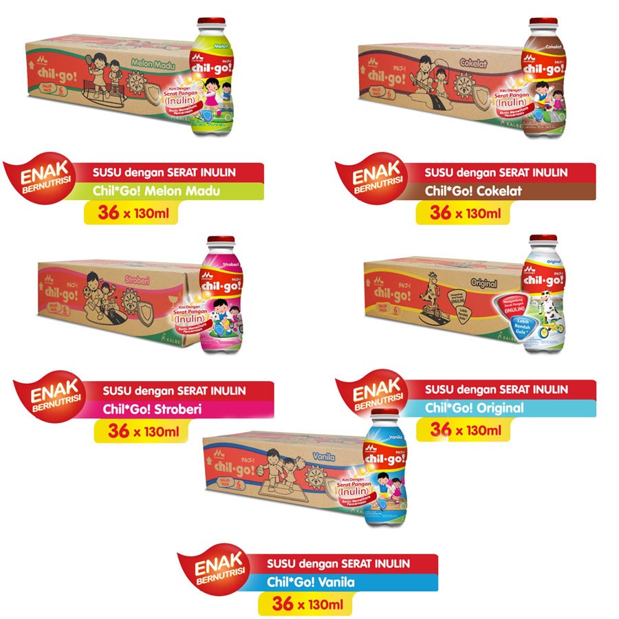 

Morinaga Chil Go-Chilgo UHT Original/Vanilla/Cokelat/Strawberry Susu Anak Cair Grosir COD