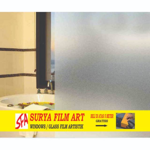 Sticker kaca sandblast / stiker murah sandblast lebar 120