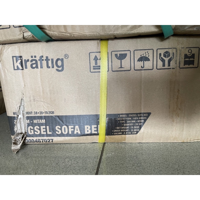 Gardenglories Engsel Lipat Sofa Bed Sofabed Reclining Reklening Sofa Hitam (Sepasang) / Engsel