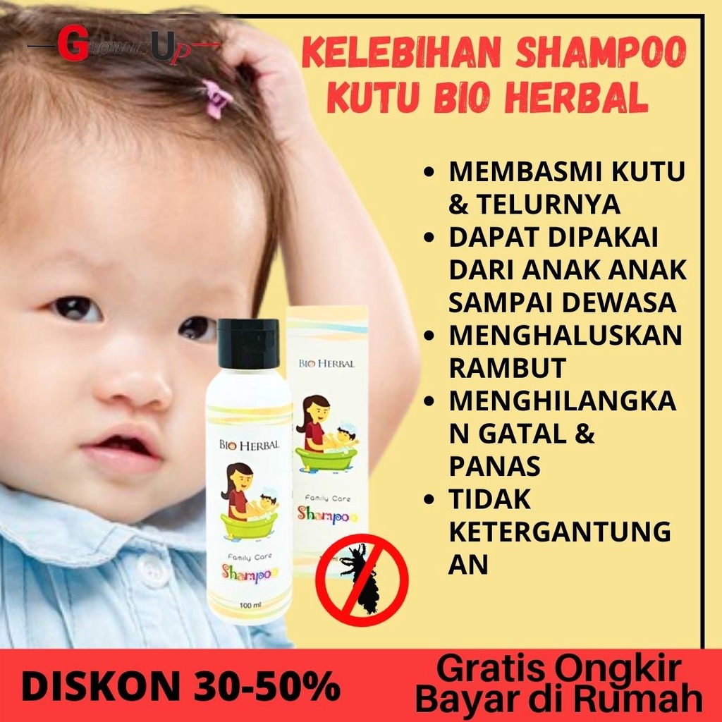 SHAMPO KUTU RAMBUT ANAK AMPUH BIO HERBAL FAMILY CARE 100ML PENGHILANG KUTU PERAWATAN RAMBUT