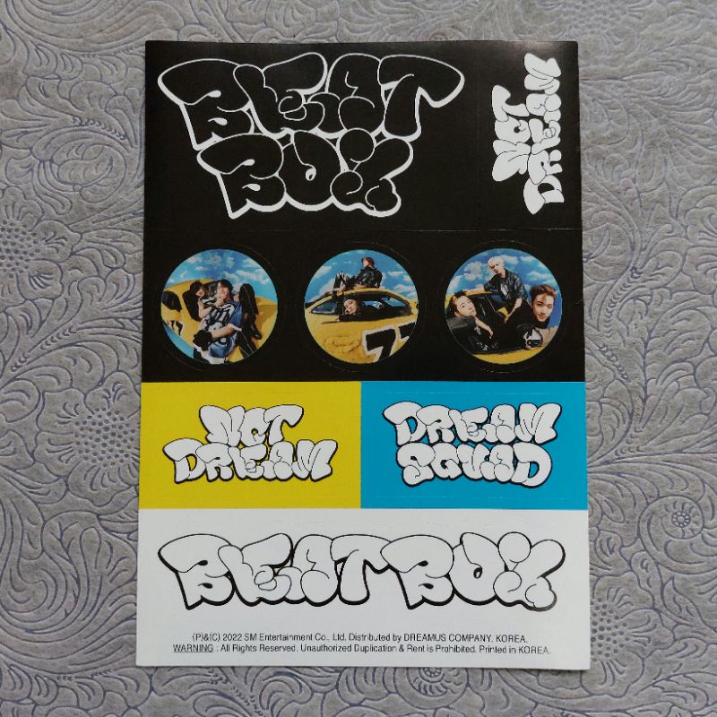 Official Sticker NCT Dream Beatbox