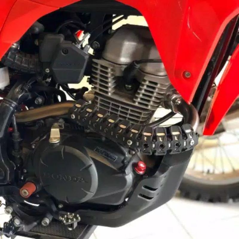 pelindung knalpot Azzuro anti panas KLX D-Tracker crf 150 termurah pelindung knalpot anti panas klx