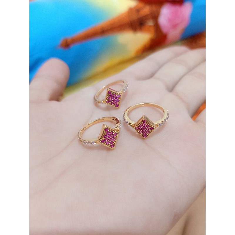 CIN&quot; DEWASA IMPORT PERAK 925 ROSE GOLD