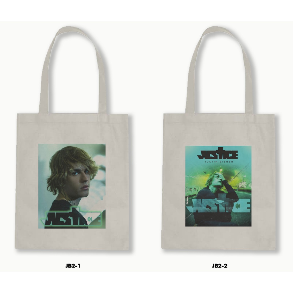 TOTE BAG BLACU - JUSTIN BIEBER 02