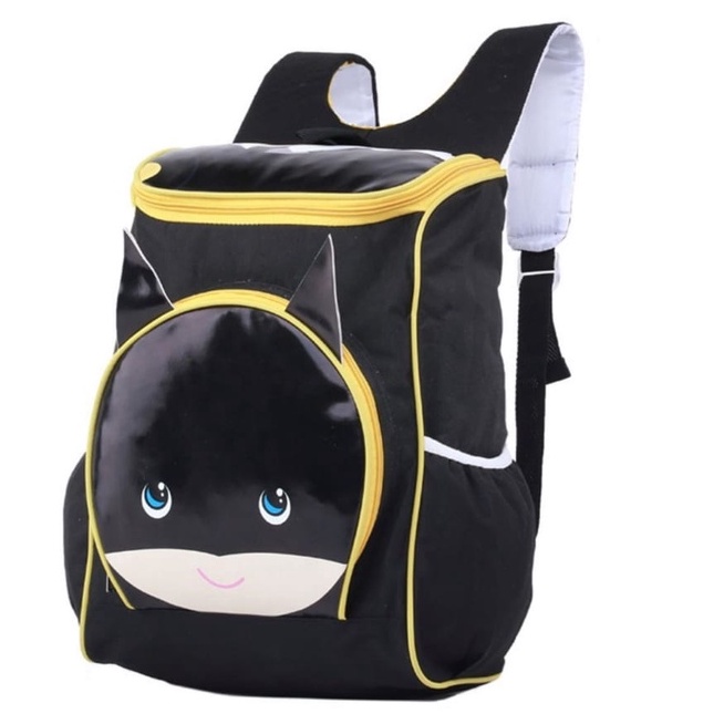 PVJ Tas Ransel Anak Laki-Laki Karakter Batman kids Backpack School Paud Tk SD