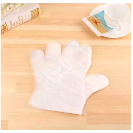 Disposable Gloves Isi 100 Per 1 Pack Sarung Tangan Plastik Sekali Pakai Isi 100 Pcs