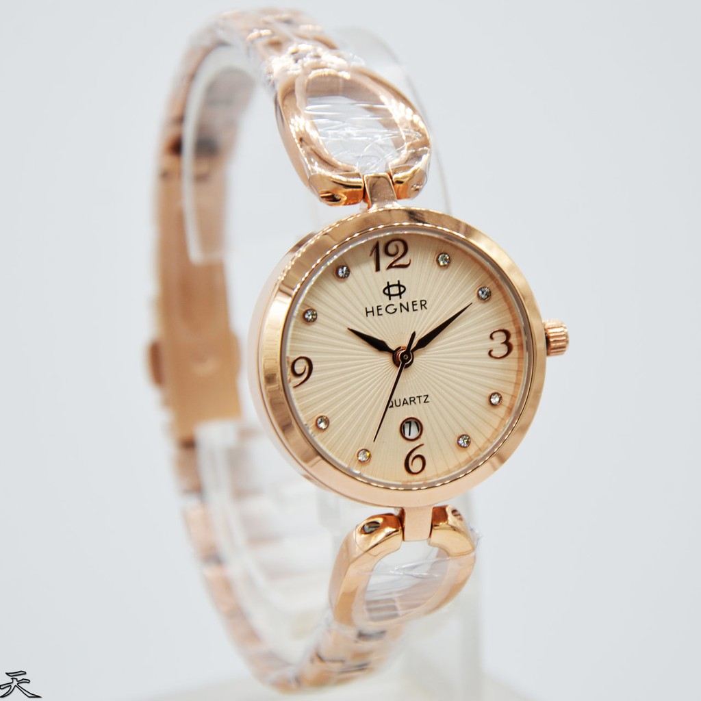 Jam Wanita Hegner 5037 Rosegold Original