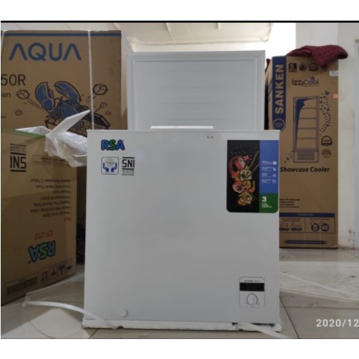 RSA Chest Freezer 200 Liter Box Freezer CF 210 CF-210 Cooler Box CF210