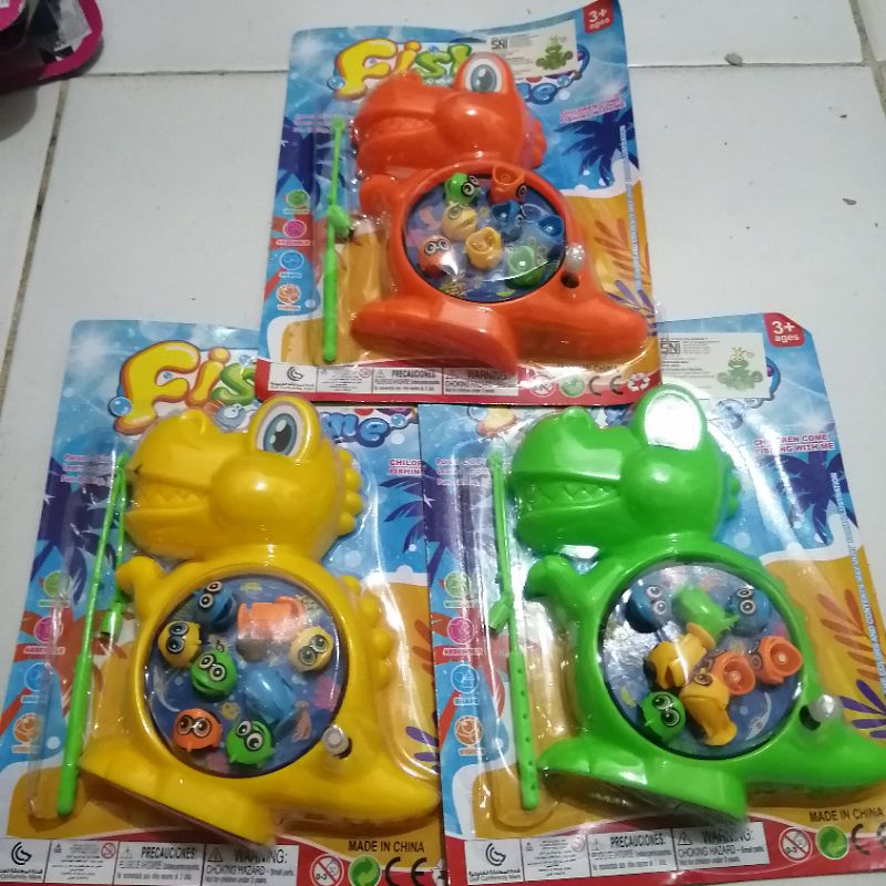 MAINAN ANAK PANCINGAN DINO - FISHING GAME MAGNET