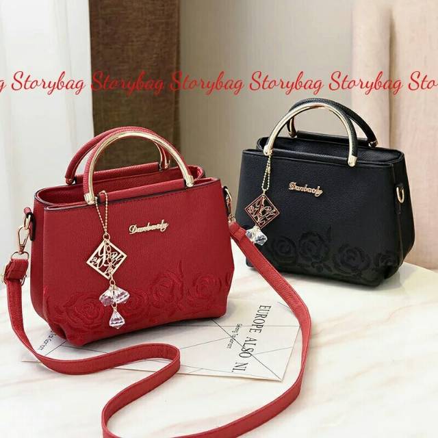 Tas Handbag 2ruang storybag / tas bunga bordier