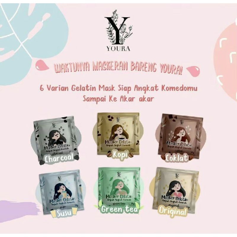 MASKER GELATIN KOMEDO YOURA