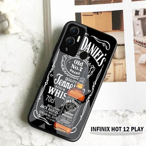 (S05) Softcase Kaca INFINIX HOT 12 PLAY - casing handphone - INFINIX HOT 12 PLAY - pelindung handpho